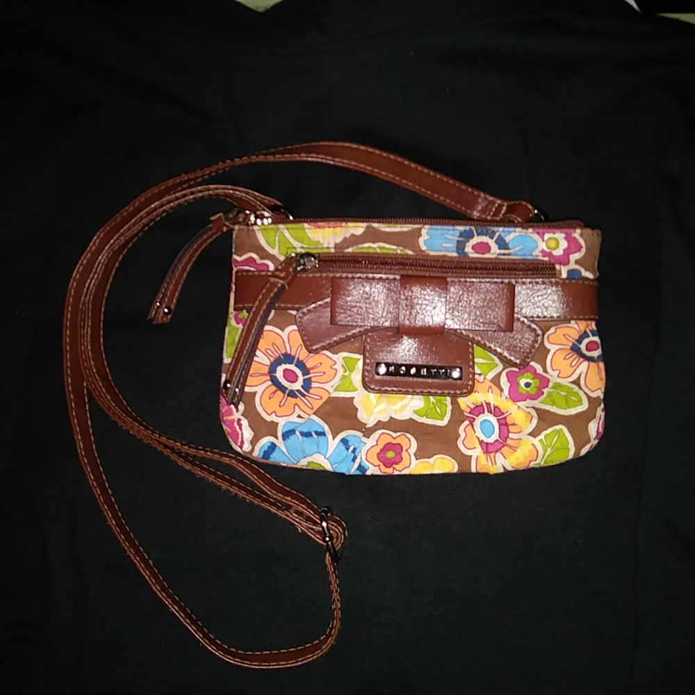 Vintage ROSETTI Cross Body/Shoulder Bag Floral Design